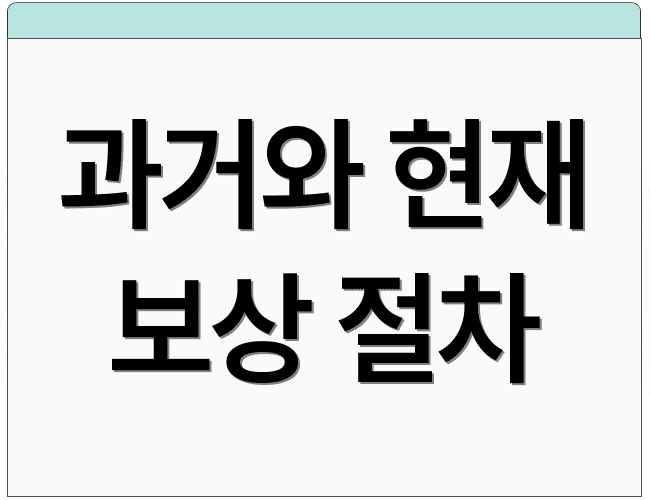 과거와 현재 보상 절차